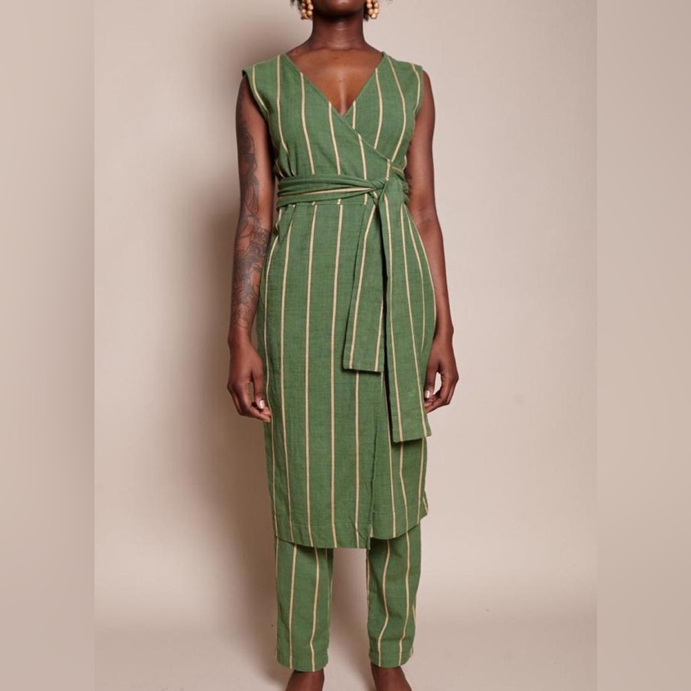 Ace & Jig Evelyn Dress in Cactus
